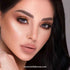 Bella Diamond Contact Lenses, Glitter Gray Lenses, metallic blues and grays with a dark limbal