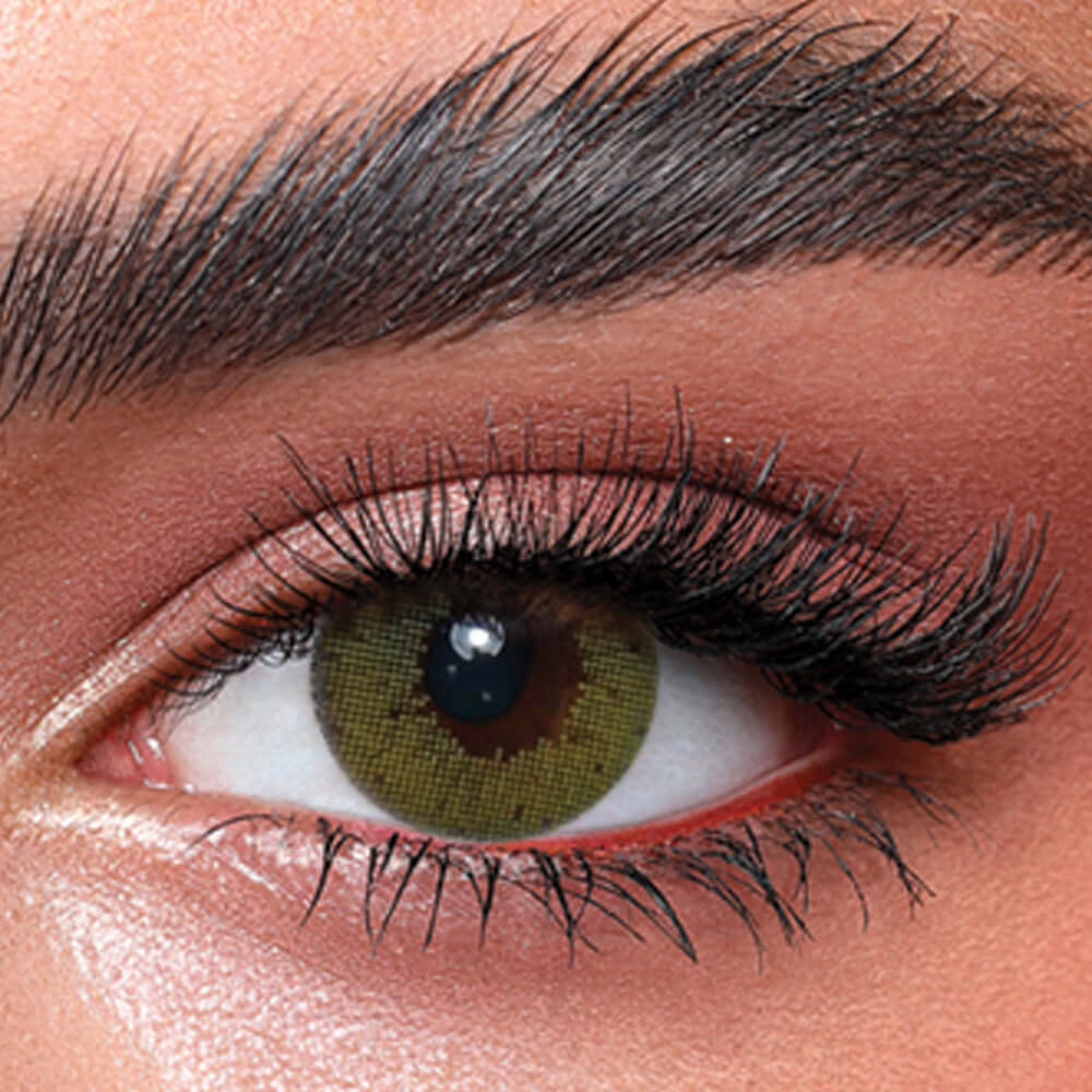 Lime Green Bella Lenses | Bella Glow Collection