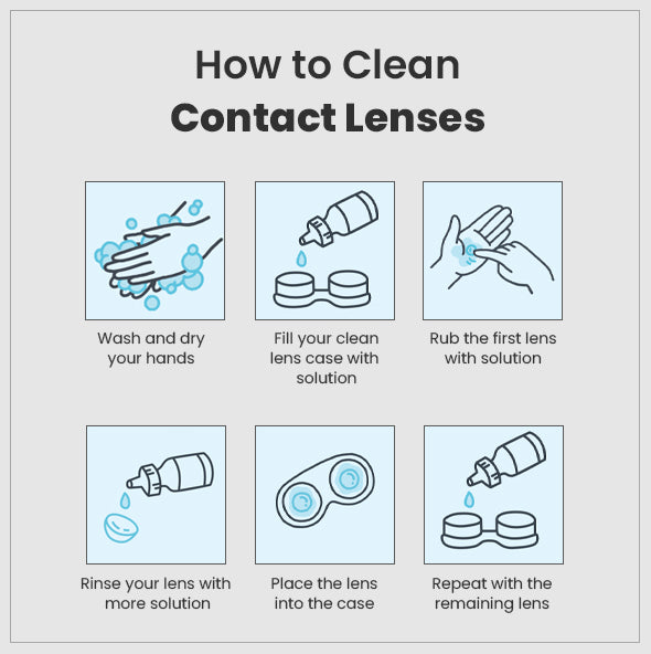 Bluish Gray Contact Lenses