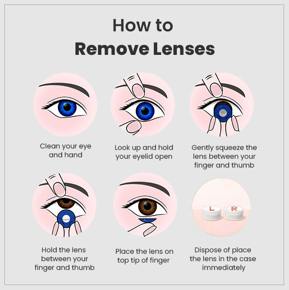 Bluish Gray Contact Lenses