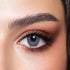 Bella Elite Contact Lenses, Midnight Blue, Bella Elite Collection, blues and golden yellow , soft limbal ring