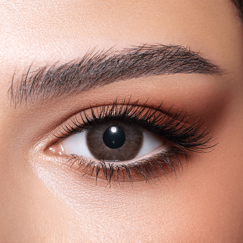 Bella Star lenses, soft grays and browns, daily disposable contact lenses, Star lenses by Bella, one-day wear, soft gray-brown color mix, daily collection