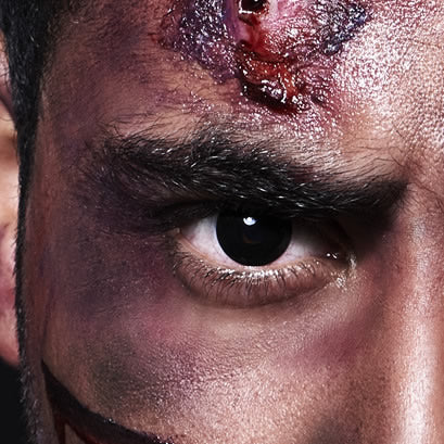 Zombie Black Contact Lenses
