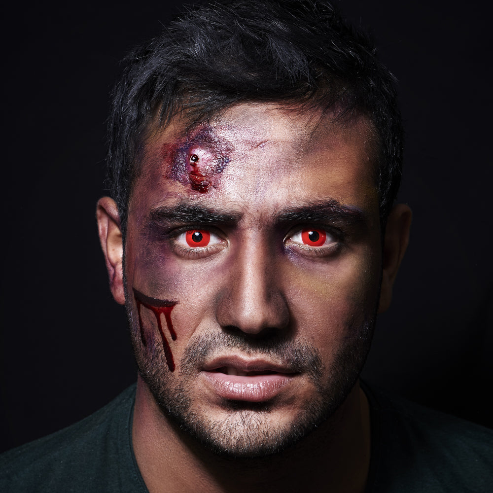 Zombie Red Contact Lenses