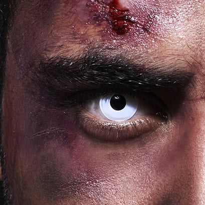 Zombie White Contact Lenses