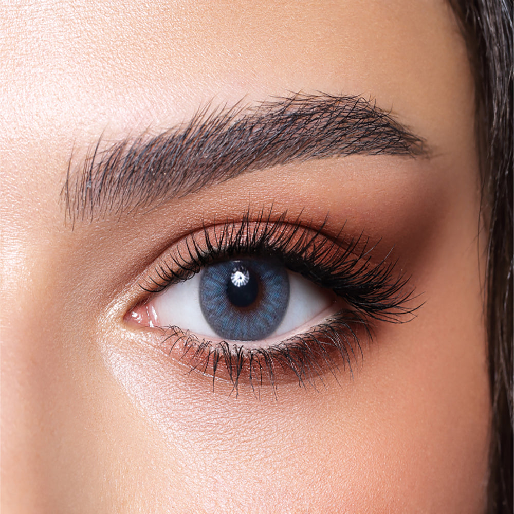 Moon Stone | Bella Diamond Collection, blue lens with light eyes, bright and blue eyes