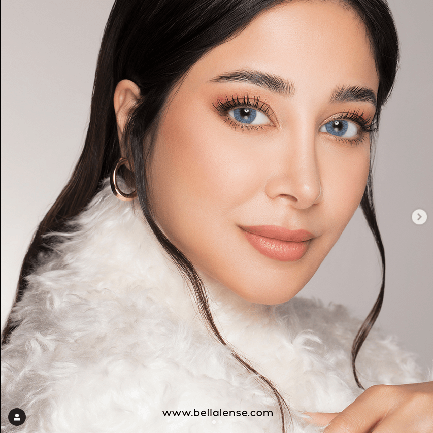 Moon Stone | Bella Diamond Collection, blue lens with light eyes