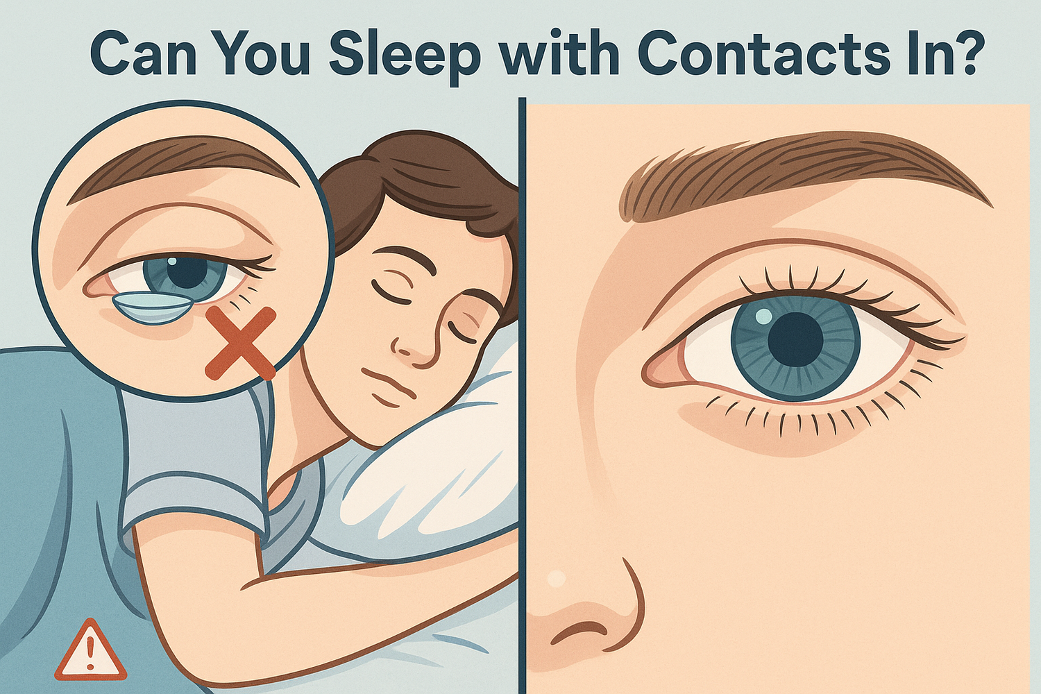 Can You Sleep with Contacts In?