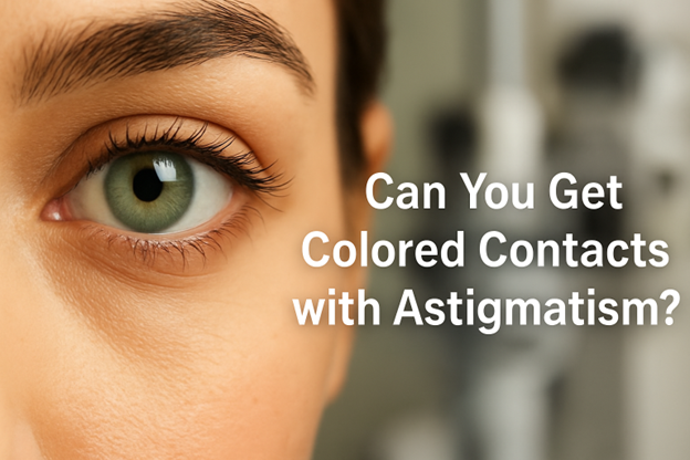 Can You Get Colored Contacts with Astigmatism?