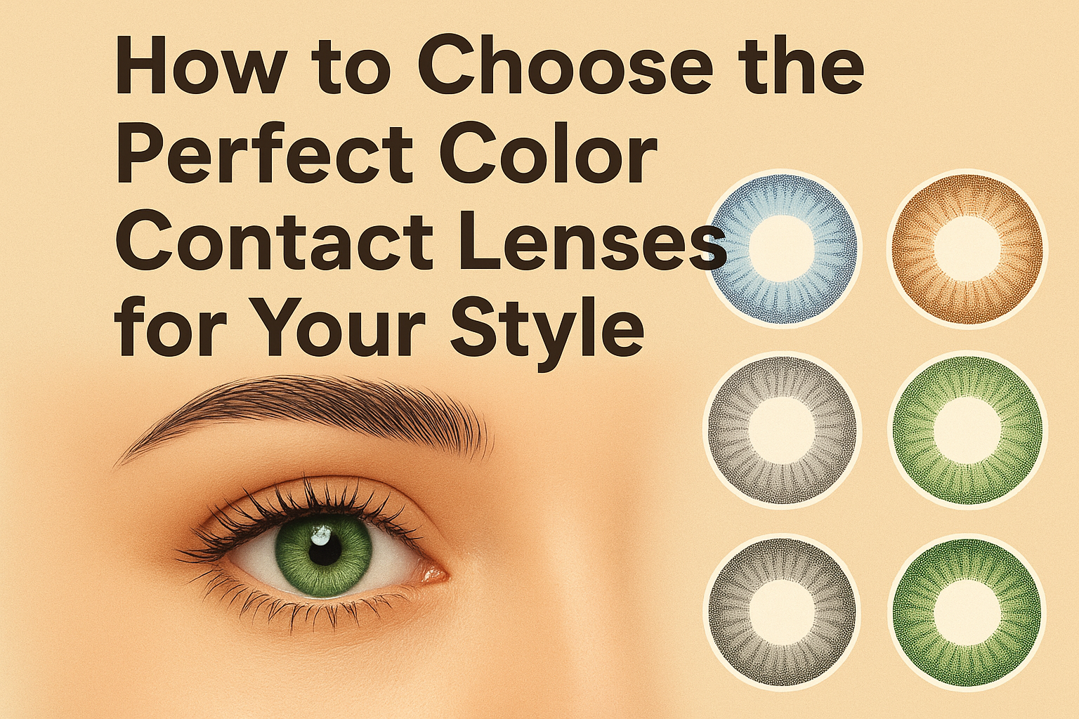 Contact Color Options How to Choose the Perfect Color Contact Lenses for Your Style