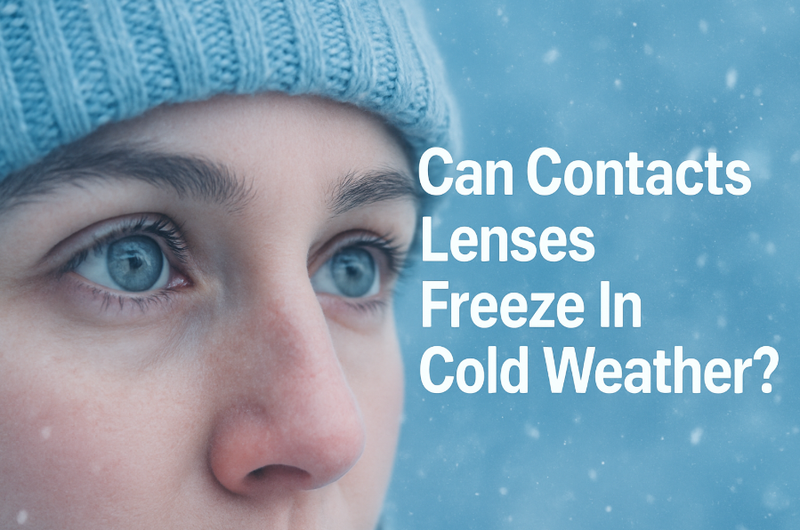 Can contacts freeze in cold weather?
