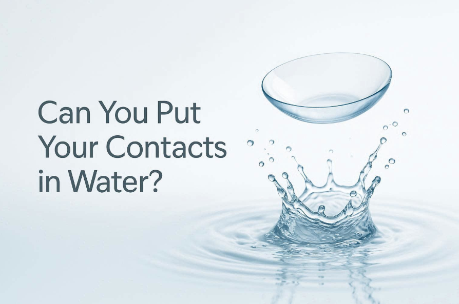 Can you put your contacts in water?
