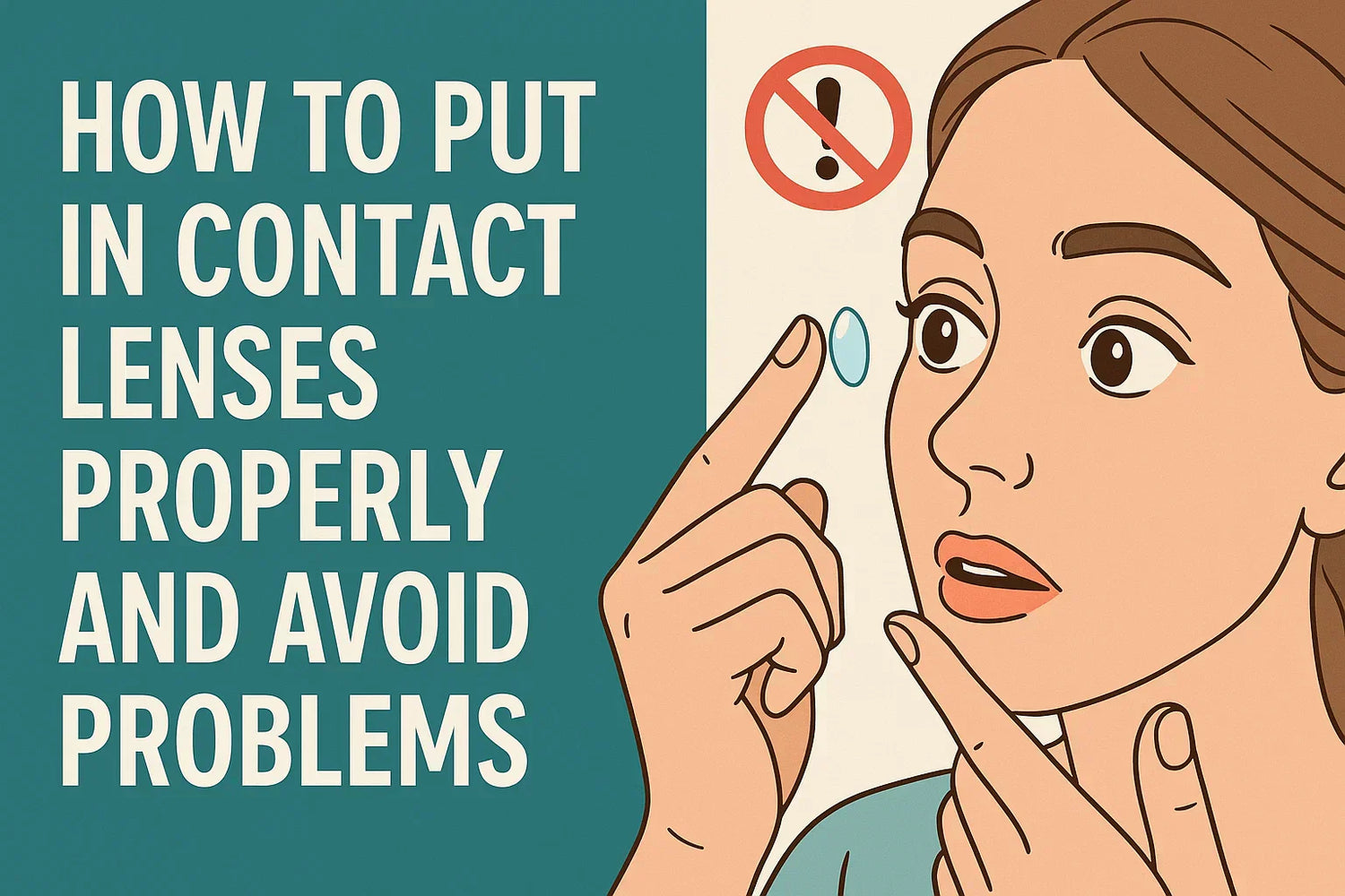 How to Put In Contact Lenses Properly And Avoid Problems