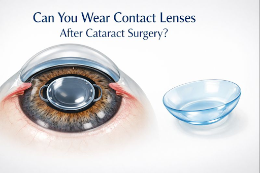  Can yowear contact lenses after cataract surgery