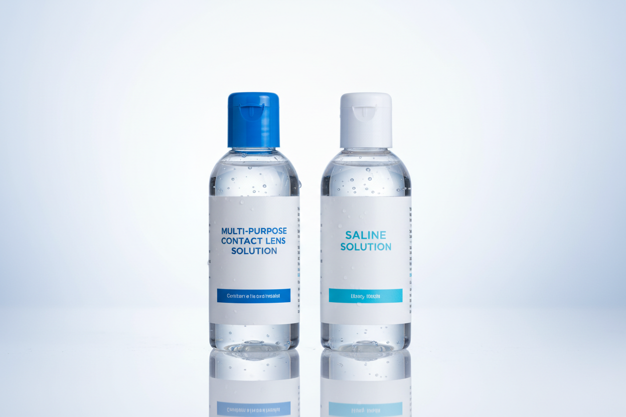Is Contact Lens Solution Saline? Key Differences Explained