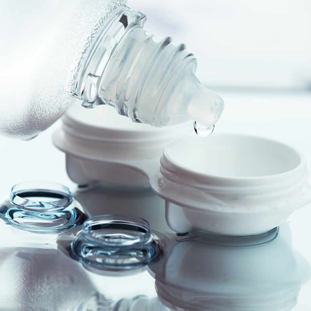 contact lense care, eye health