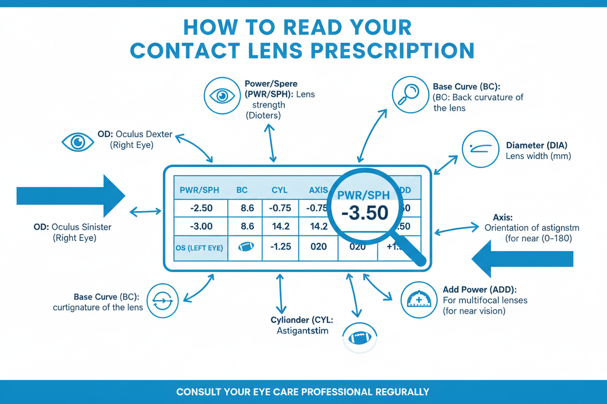 Prescript Value How to Read a Contact Lens Prescription: 15 Real Examples Explained