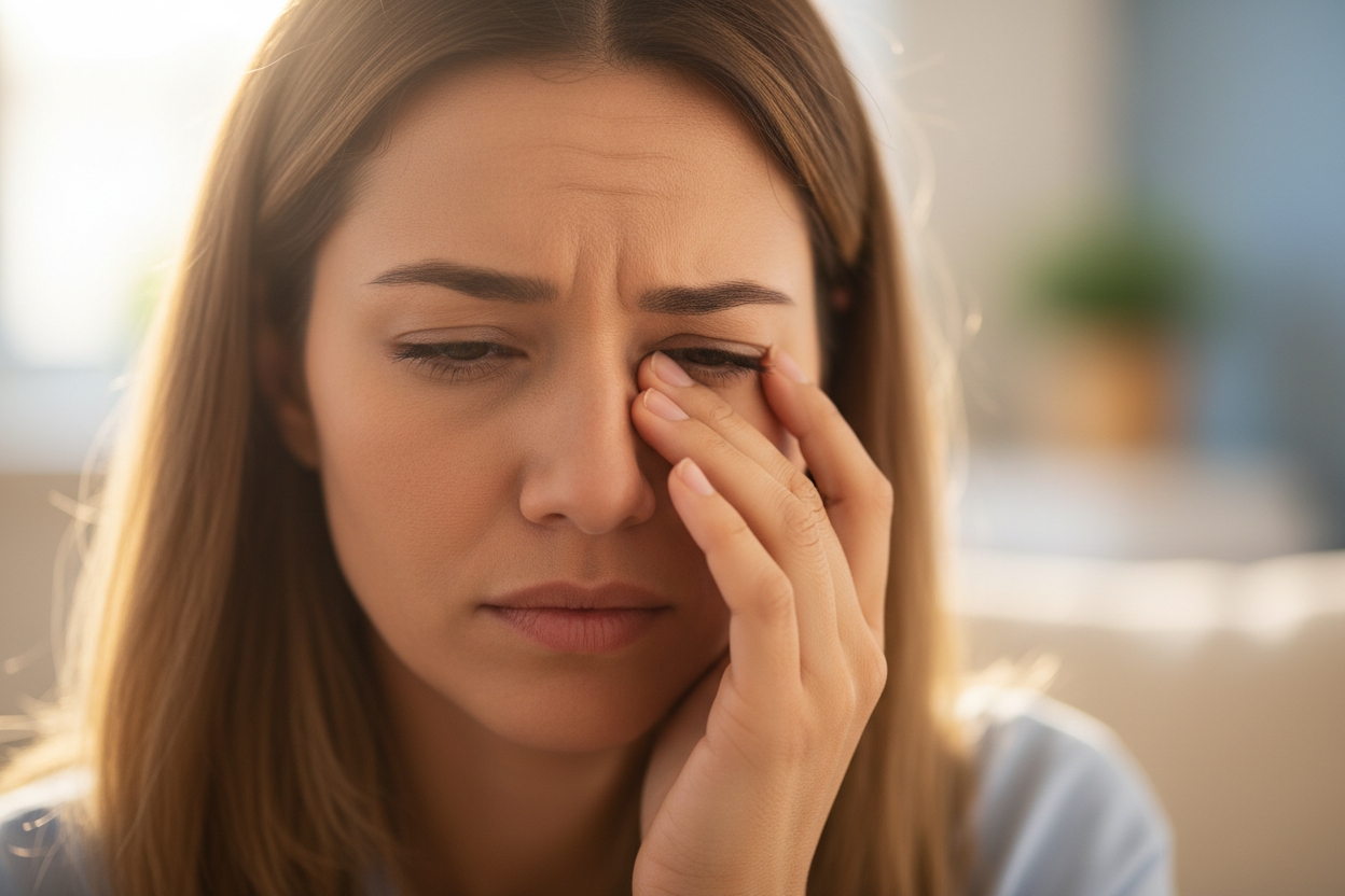 Scratched Your Eye Removing a Contact Lens? Here's What to Do Right Now