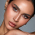 Bella Alora DYE Daily Contact Lenses in Light Gray, Bella Alora DYE Light Gray Contact Lenses, Daily Use, Model wearing DYE Alora Contact Lenses