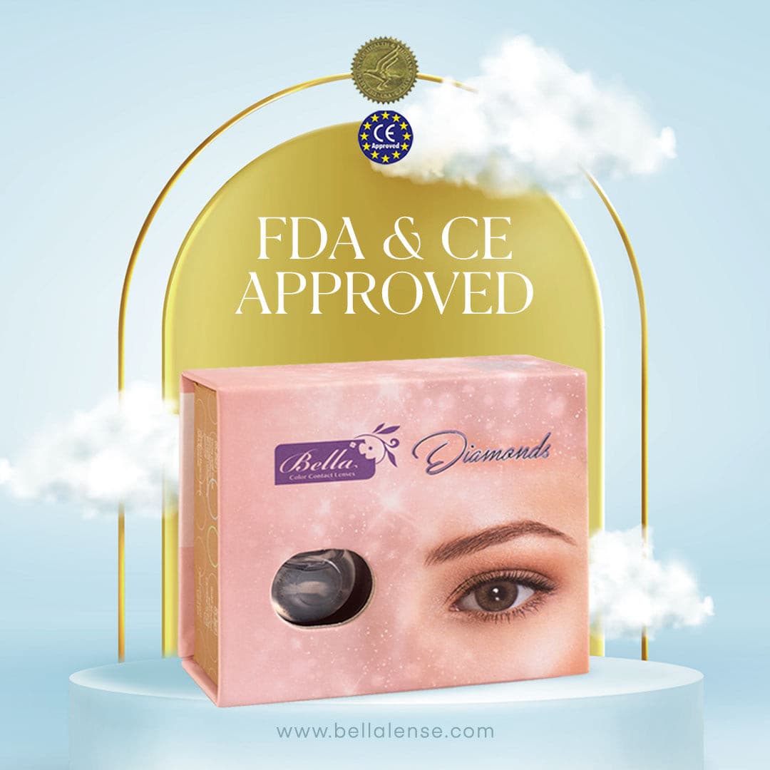 Bella Lenses Silver Mist Eye Contact Lenses